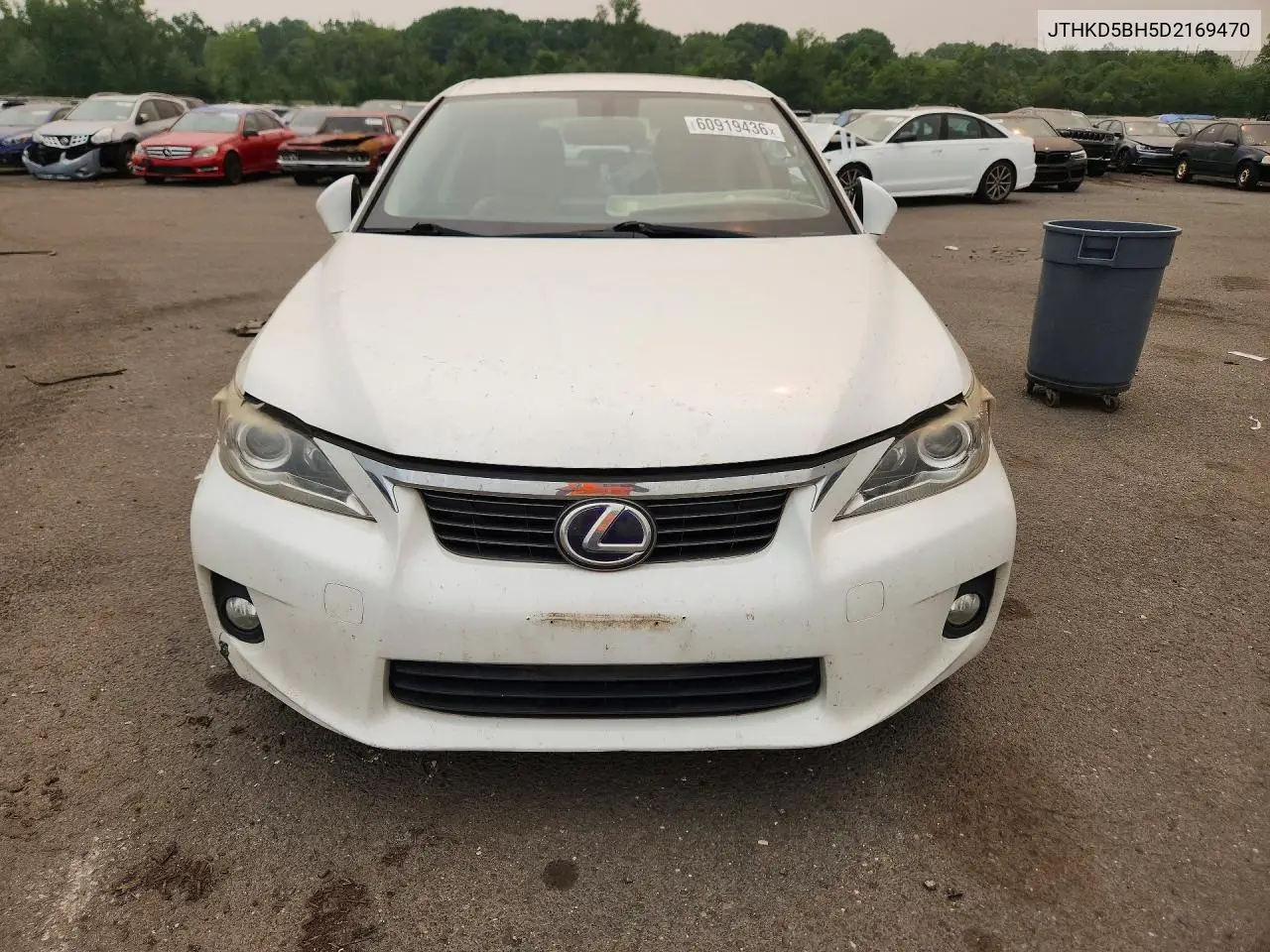 2013 Lexus Ct 200 VIN: JTHKD5BH5D2169470 Lot: 60919436
