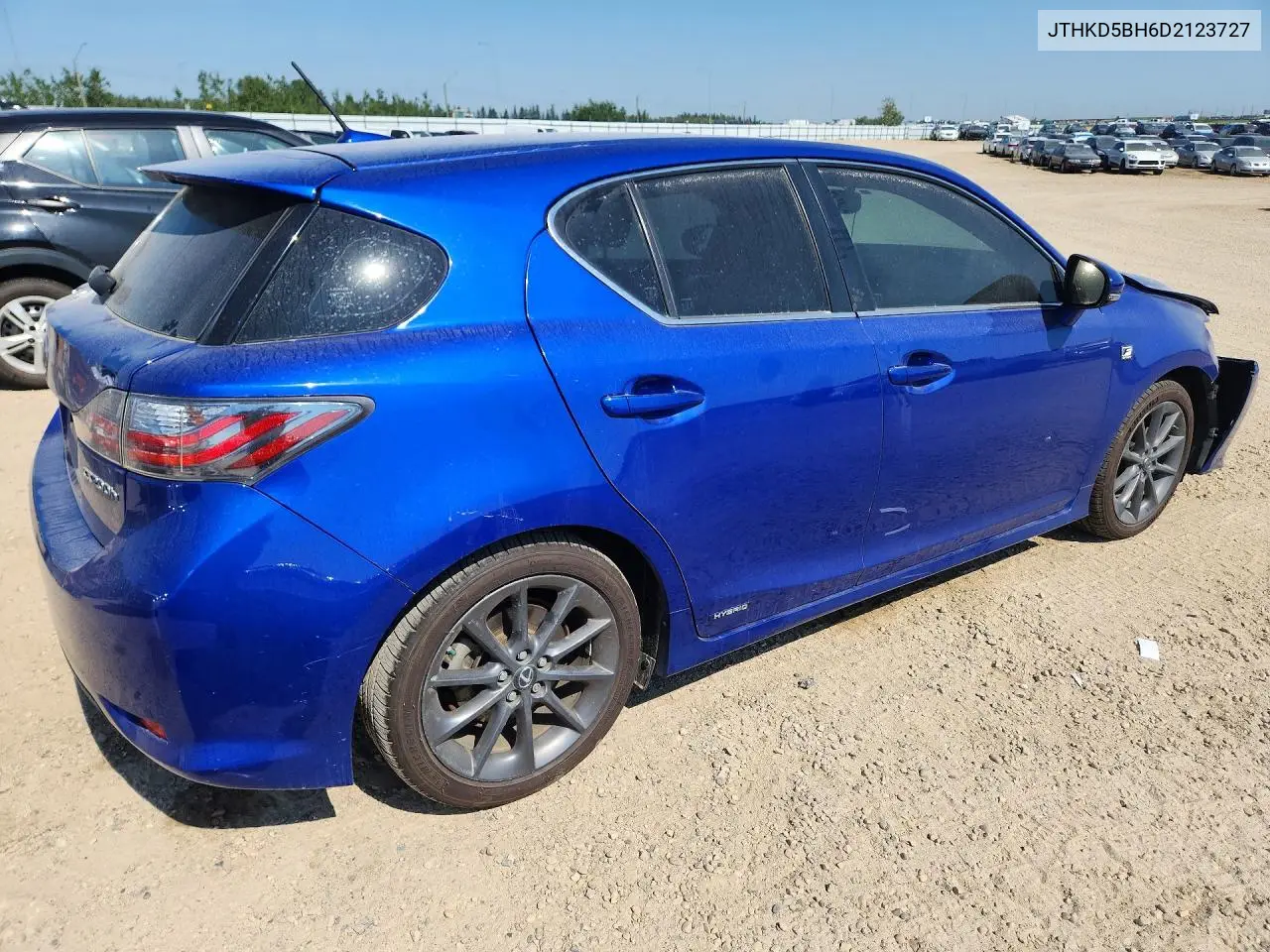 2013 Lexus Ct 200 VIN: JTHKD5BH6D2123727 Lot: 61092936
