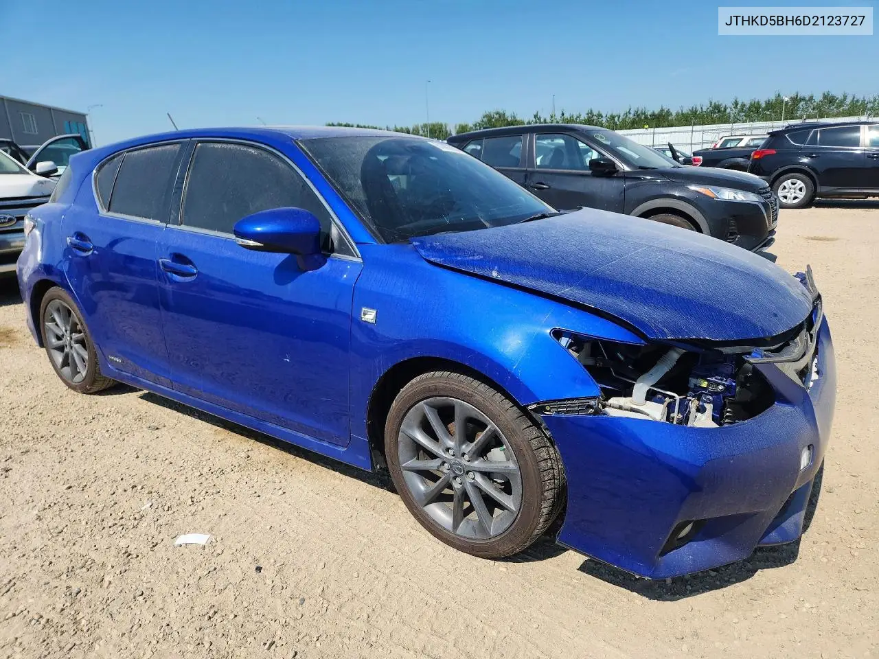 2013 Lexus Ct 200 VIN: JTHKD5BH6D2123727 Lot: 61092936