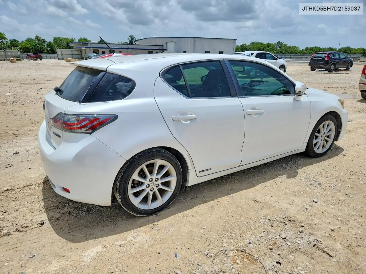 2013 Lexus Ct 200 VIN: JTHKD5BH7D2159037 Lot: 61745596