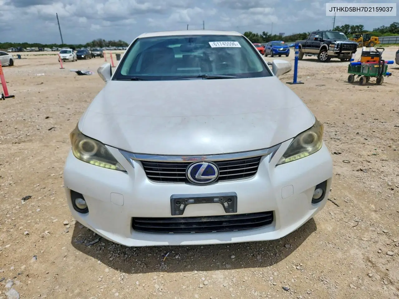 2013 Lexus Ct 200 VIN: JTHKD5BH7D2159037 Lot: 61745596