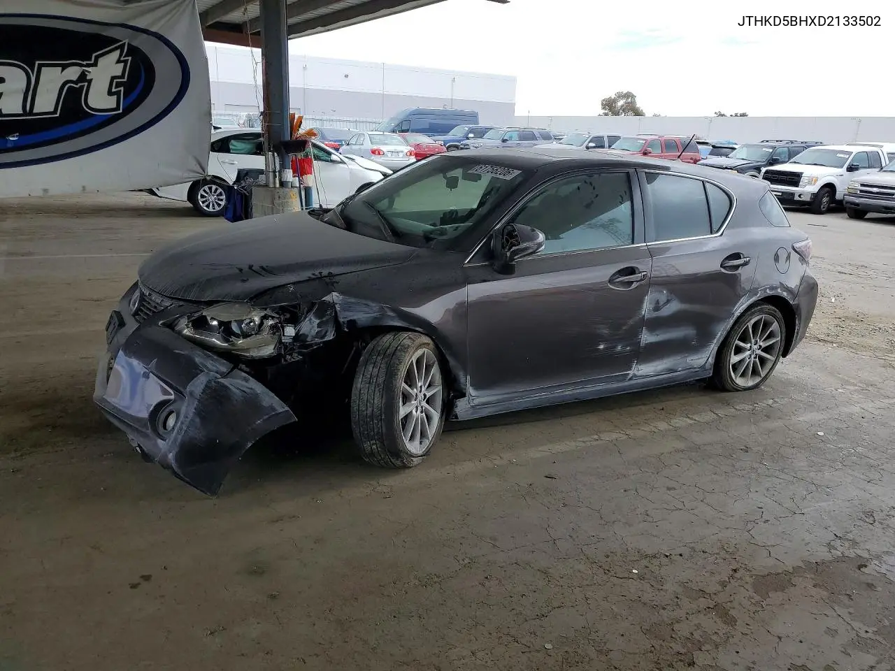 2013 Lexus Ct 200 VIN: JTHKD5BHXD2133502 Lot: 61756206