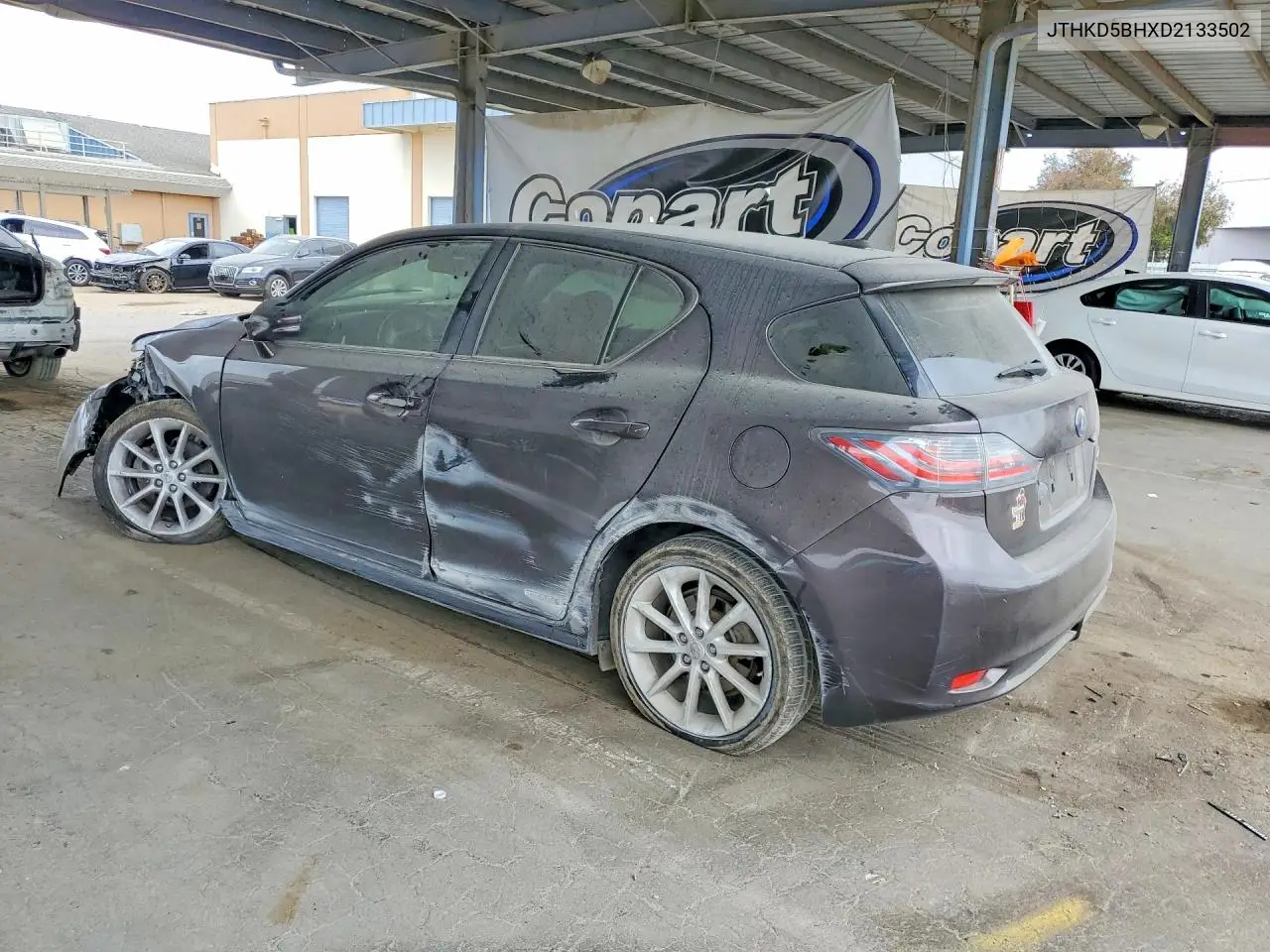 2013 Lexus Ct 200 VIN: JTHKD5BHXD2133502 Lot: 61756206