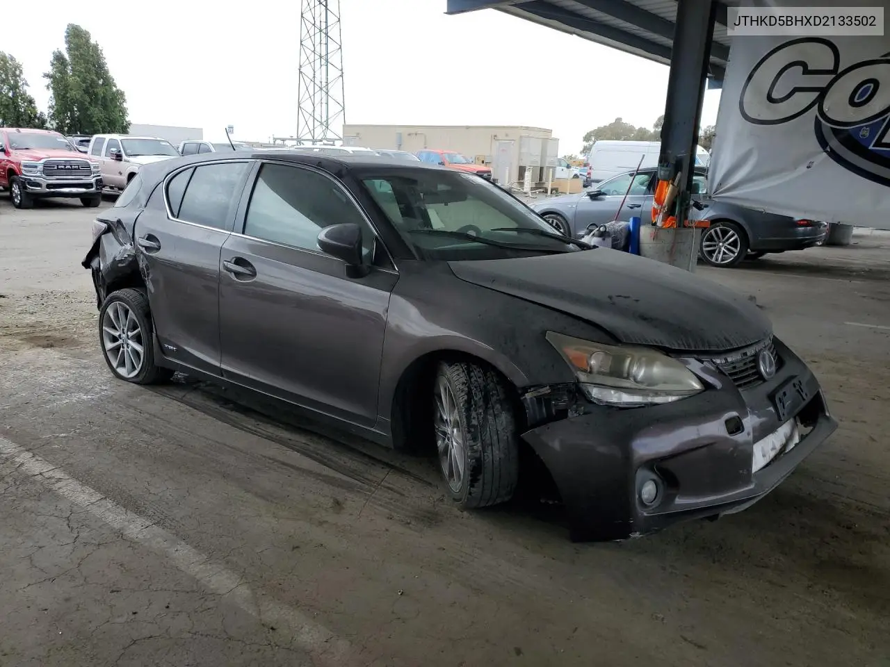 2013 Lexus Ct 200 VIN: JTHKD5BHXD2133502 Lot: 61756206