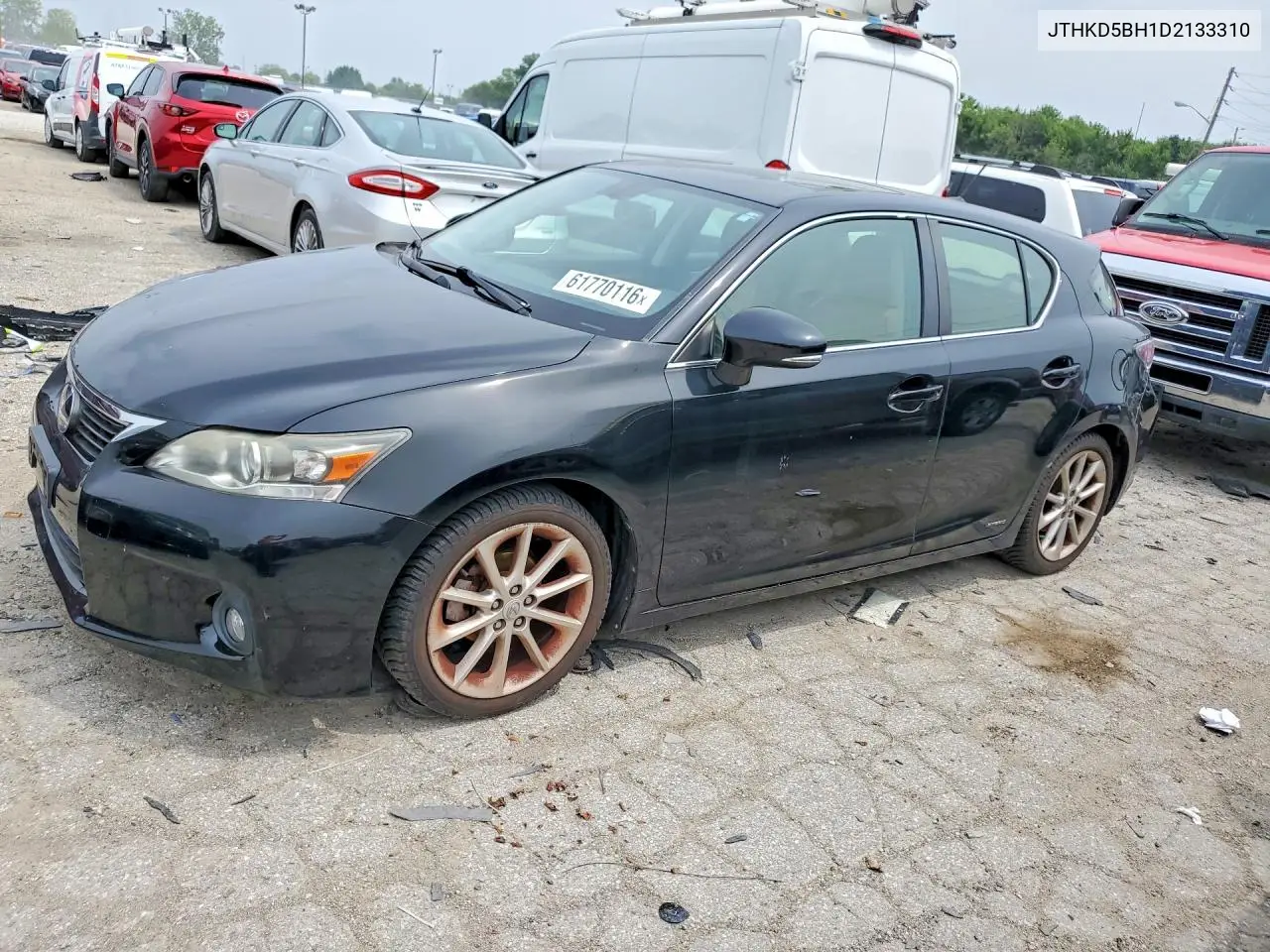 2013 Lexus Ct 200 VIN: JTHKD5BH1D2133310 Lot: 61770116