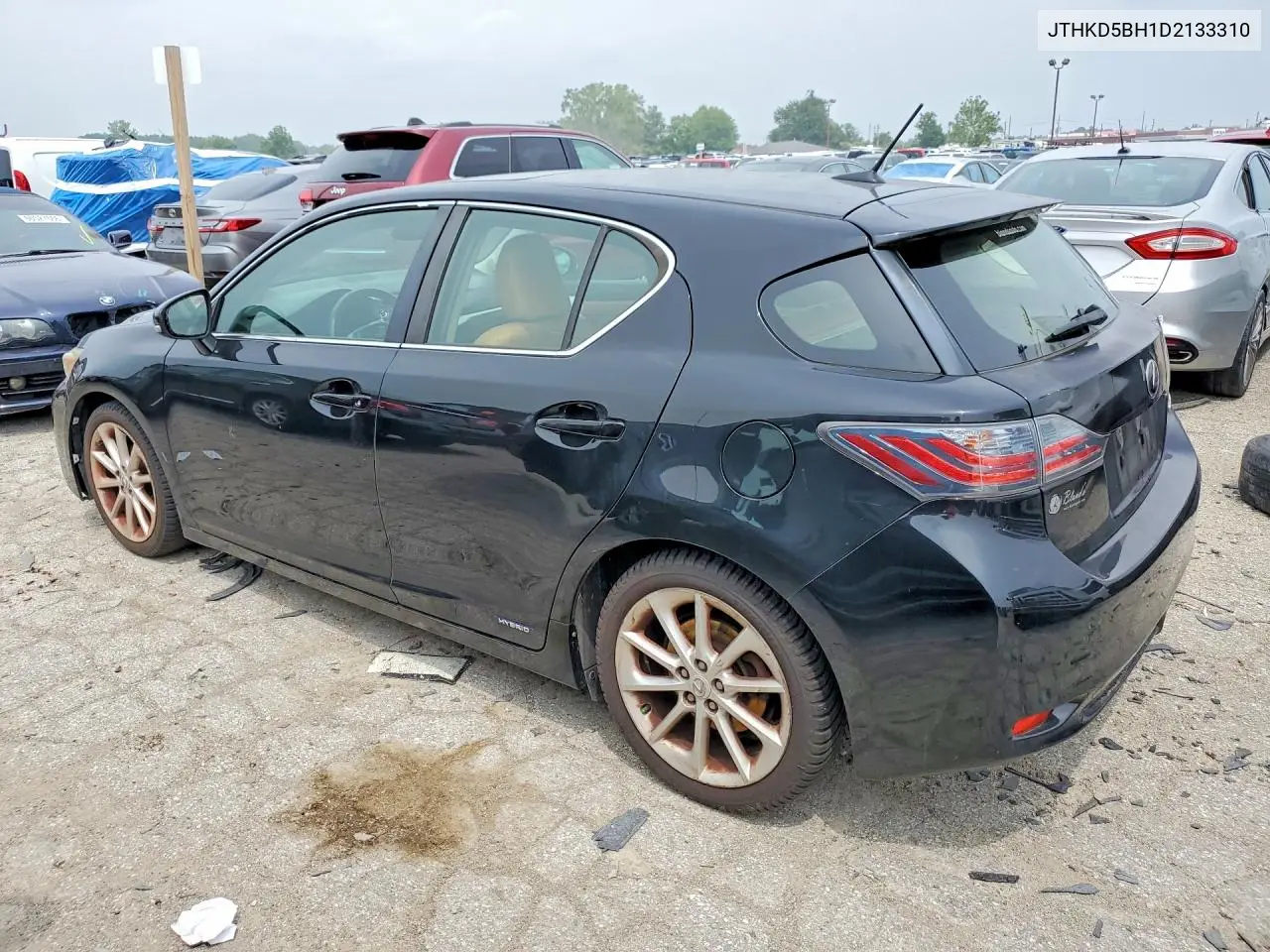 2013 Lexus Ct 200 VIN: JTHKD5BH1D2133310 Lot: 61770116