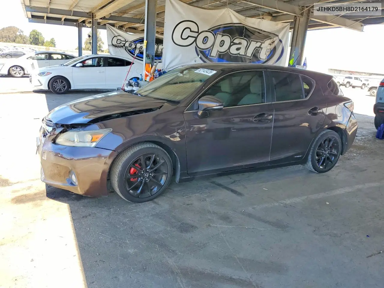 2013 Lexus Ct 200 VIN: JTHKD5BH8D2164179 Lot: 62143426