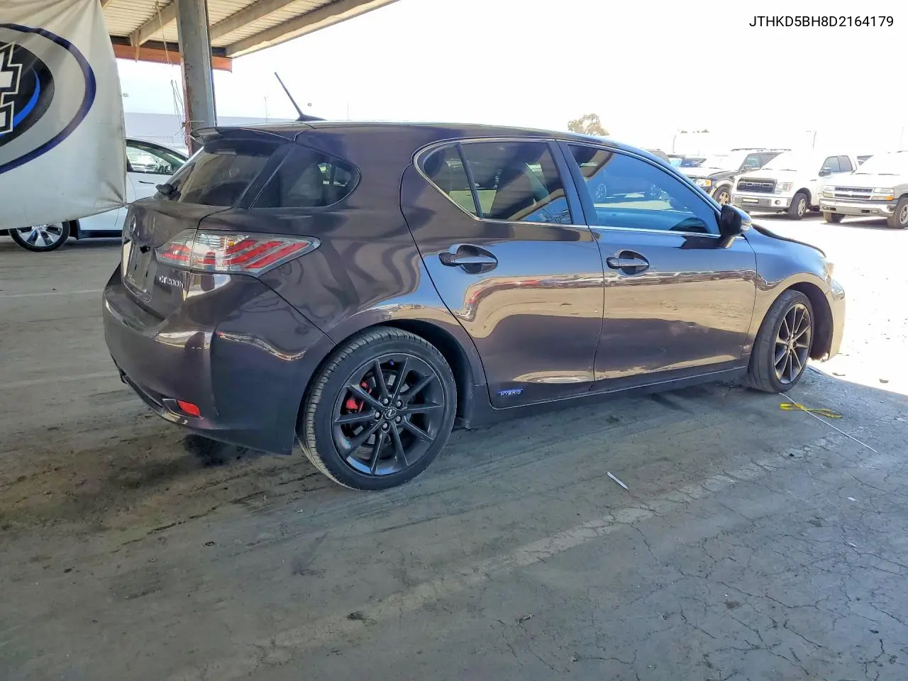 2013 Lexus Ct 200 VIN: JTHKD5BH8D2164179 Lot: 62143426