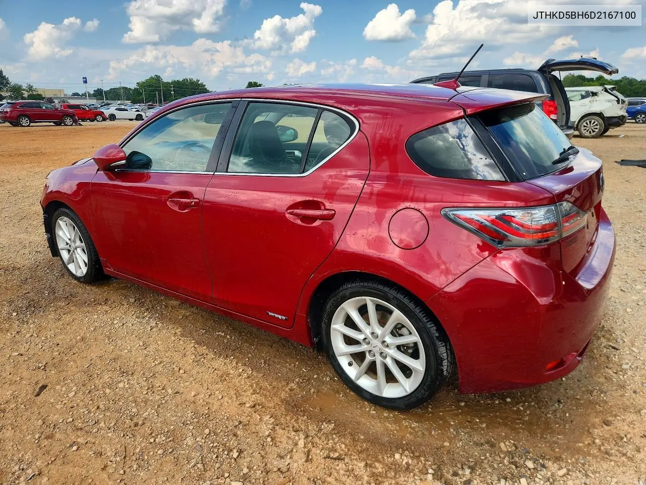 2013 Lexus Ct 200 VIN: JTHKD5BH6D2167100 Lot: 85791785