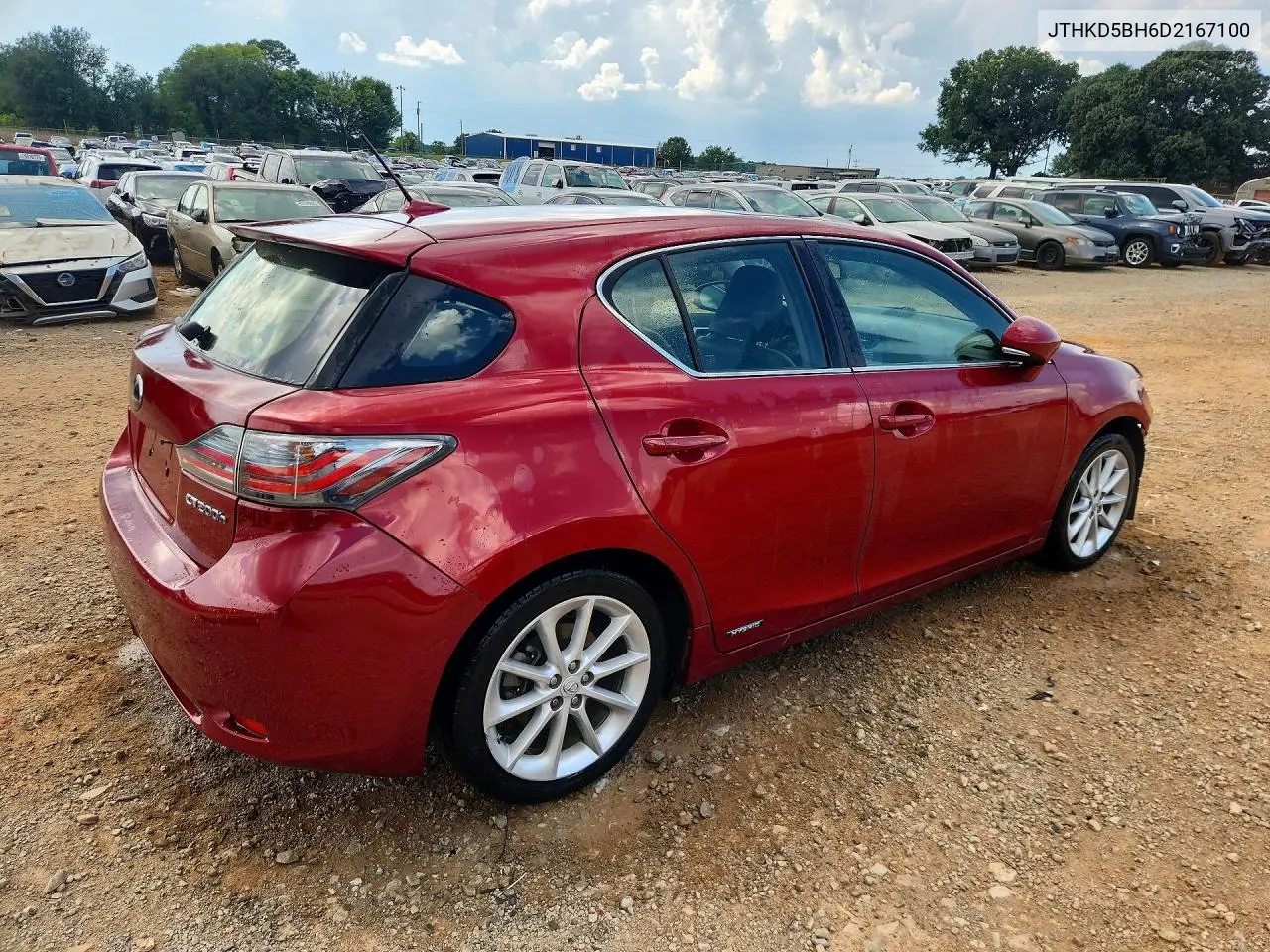 2013 Lexus Ct 200 VIN: JTHKD5BH6D2167100 Lot: 85791785