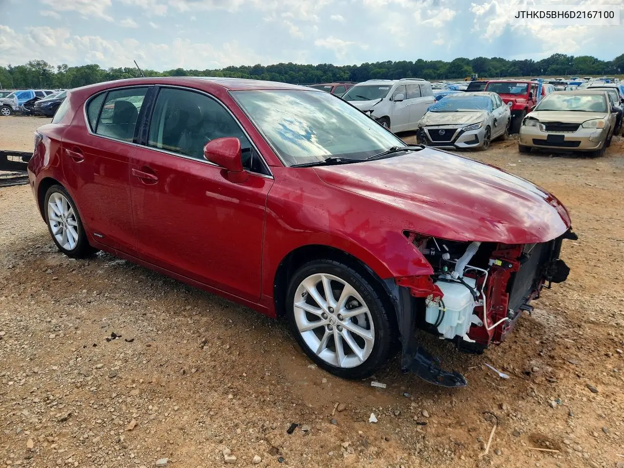 2013 Lexus Ct 200 VIN: JTHKD5BH6D2167100 Lot: 85791785