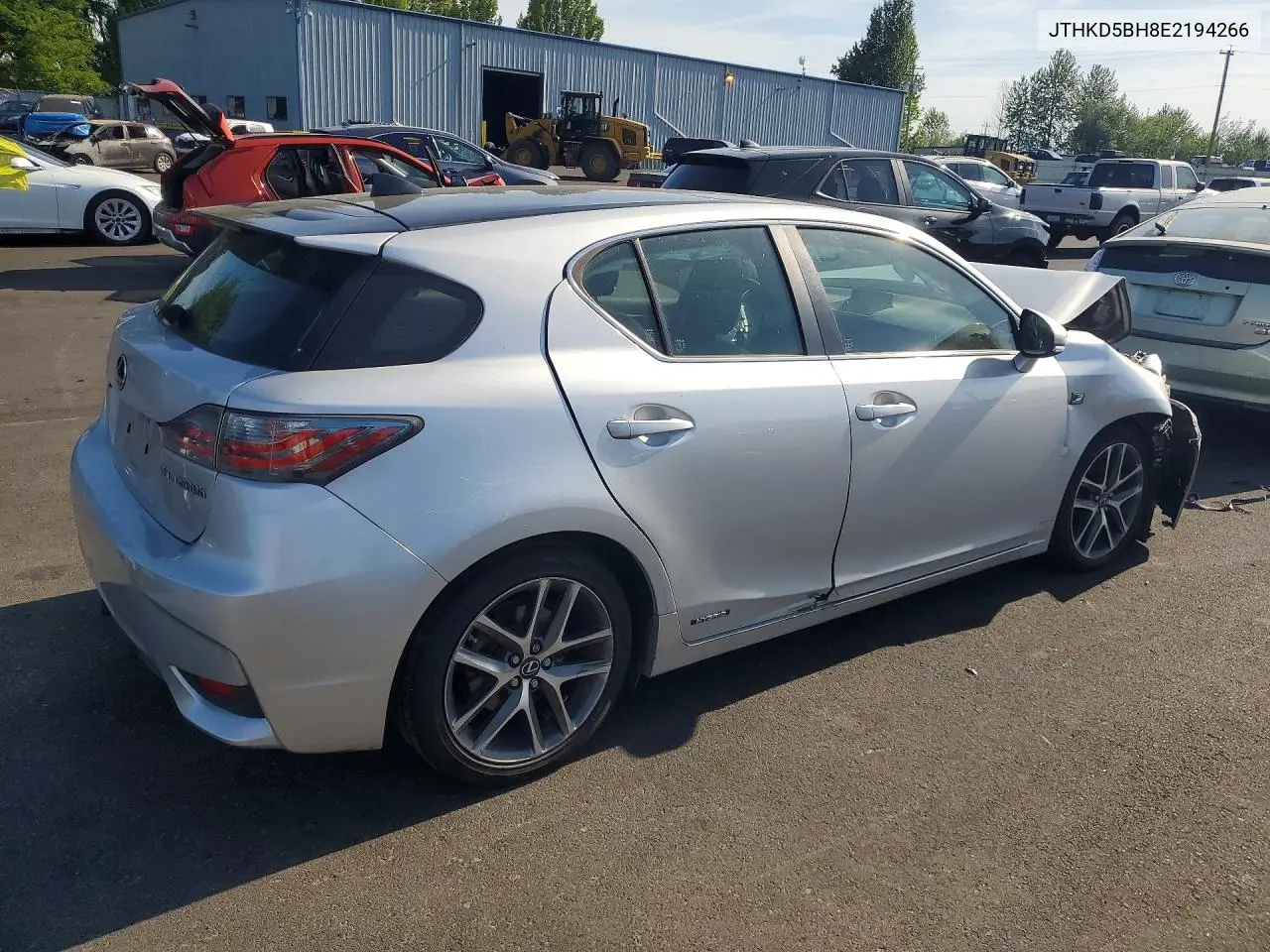 2014 Lexus Ct 200 VIN: JTHKD5BH8E2194266 Lot: 58276106