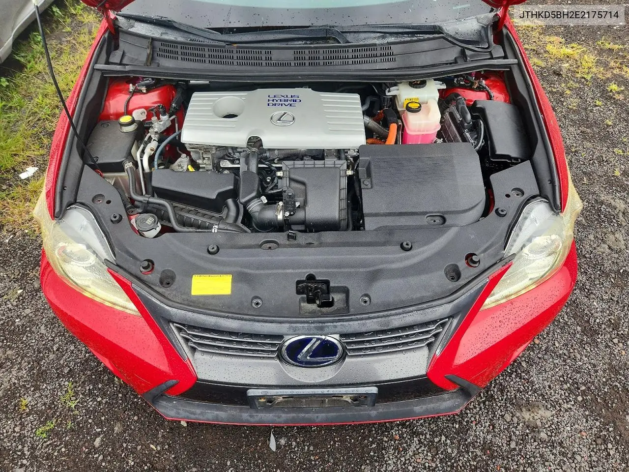 2014 Lexus Ct 200 VIN: JTHKD5BH2E2175714 Lot: 58593336