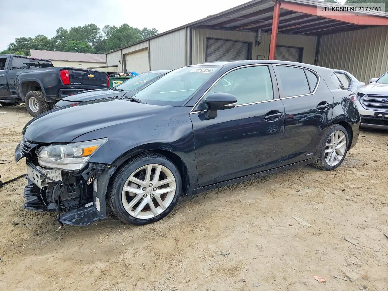 2014 Lexus Ct 200 VIN: JTHKD5BH9E2177461 Lot: 59813256