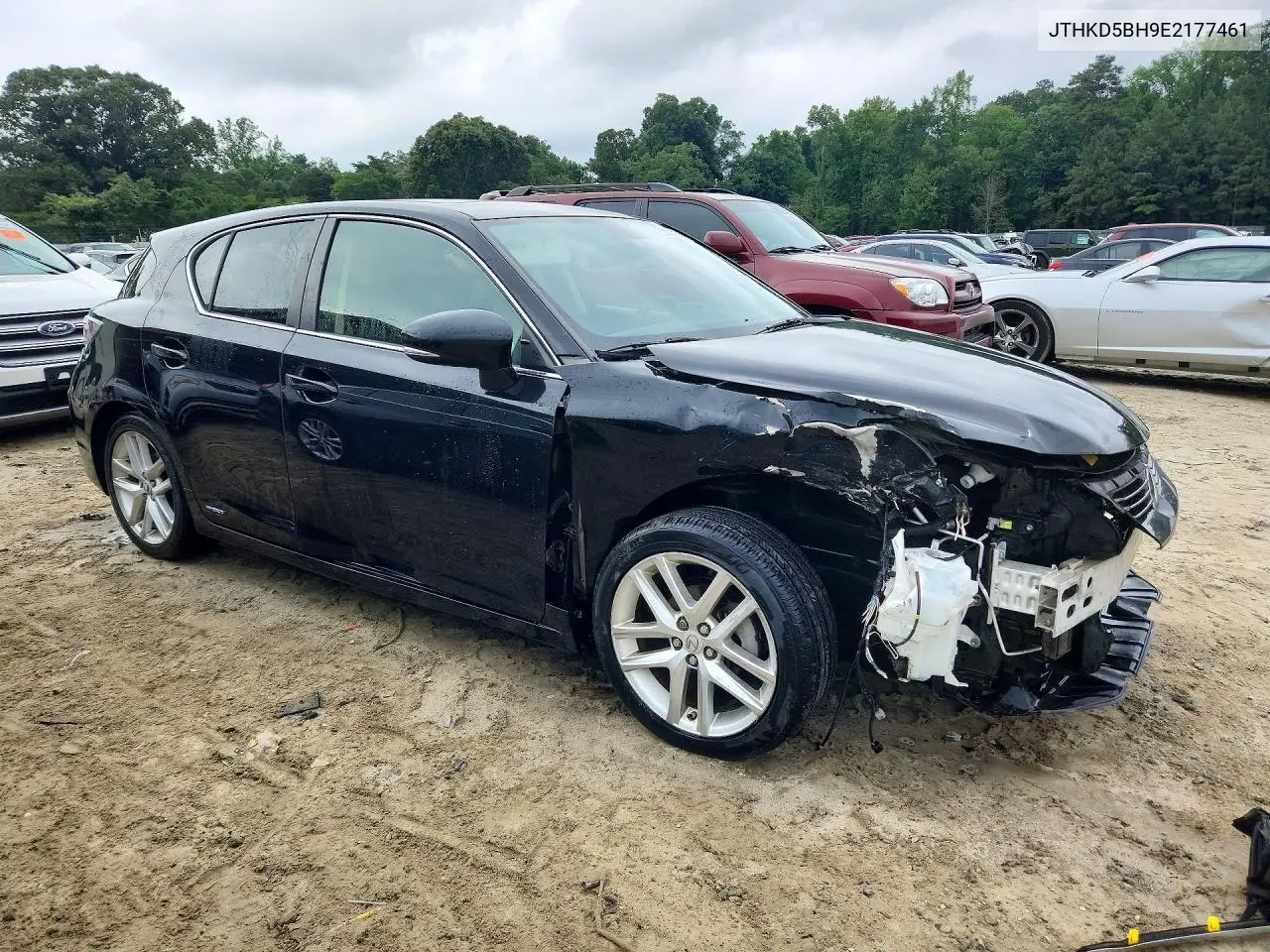 2014 Lexus Ct 200 VIN: JTHKD5BH9E2177461 Lot: 59813256