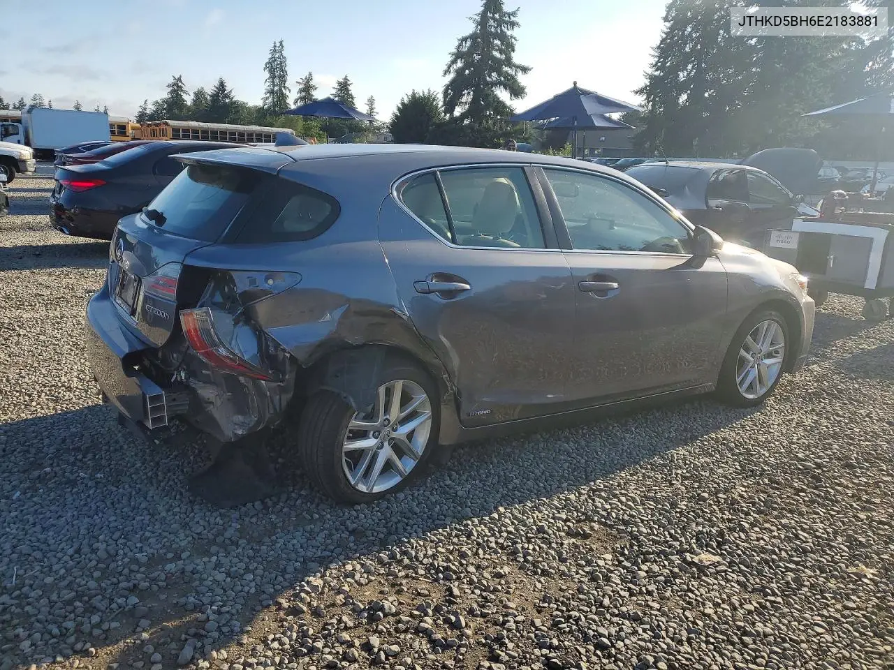 2014 Lexus Ct 200 VIN: JTHKD5BH6E2183881 Lot: 59996956