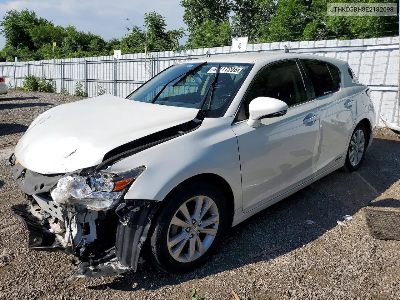 2014 Lexus Ct 200 VIN: JTHKD5BH8E2182098 Lot: 60117206