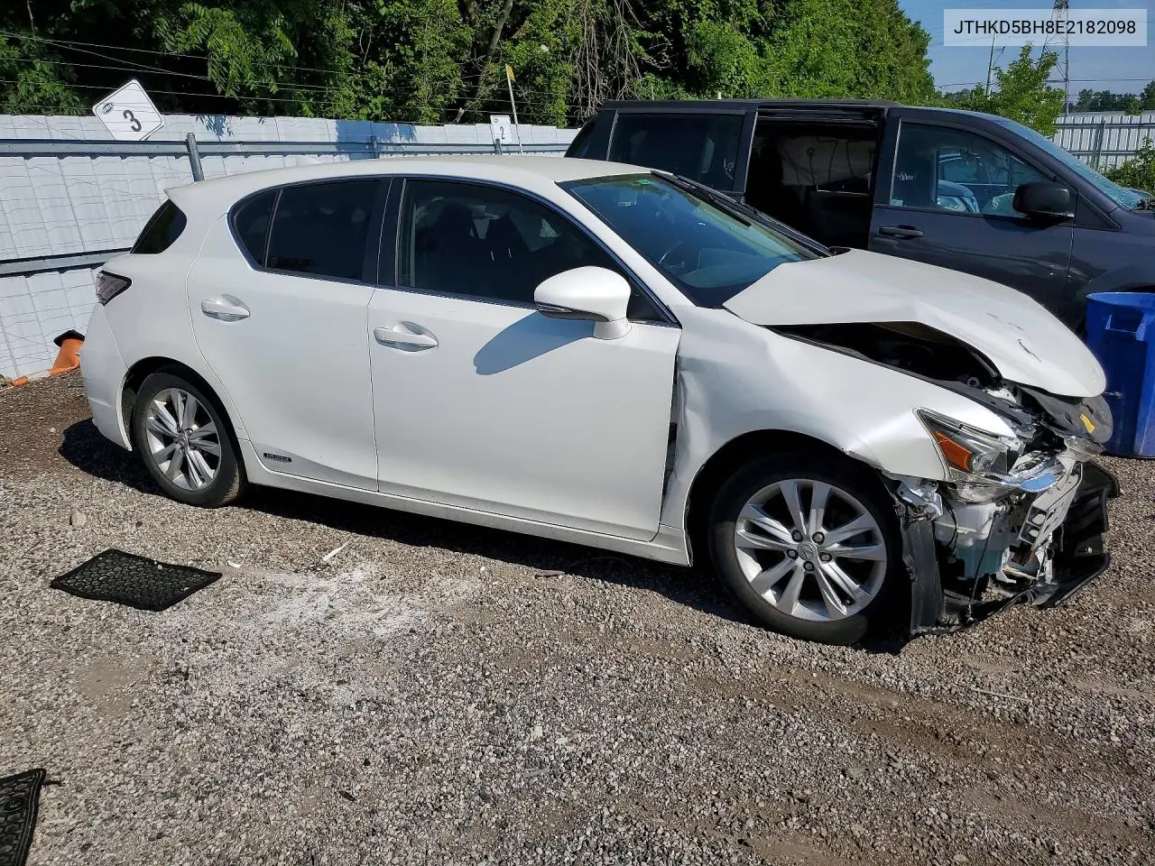2014 Lexus Ct 200 VIN: JTHKD5BH8E2182098 Lot: 60117206