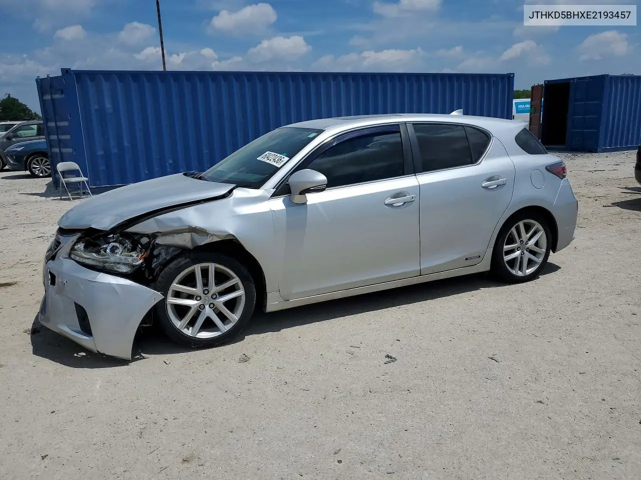 2014 Lexus Ct 200 VIN: JTHKD5BHXE2193457 Lot: 60422436