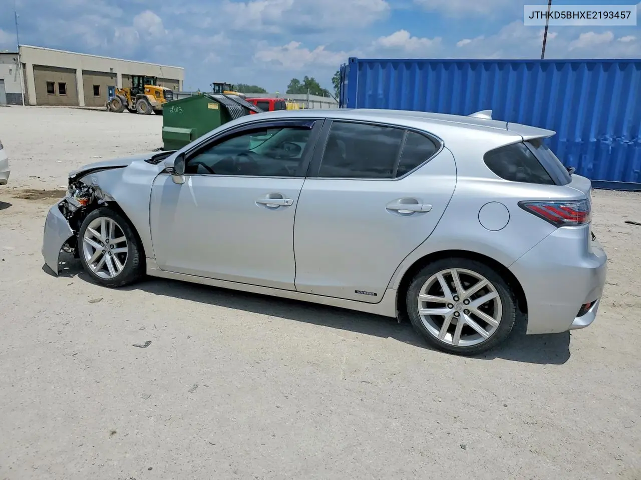 2014 Lexus Ct 200 VIN: JTHKD5BHXE2193457 Lot: 60422436