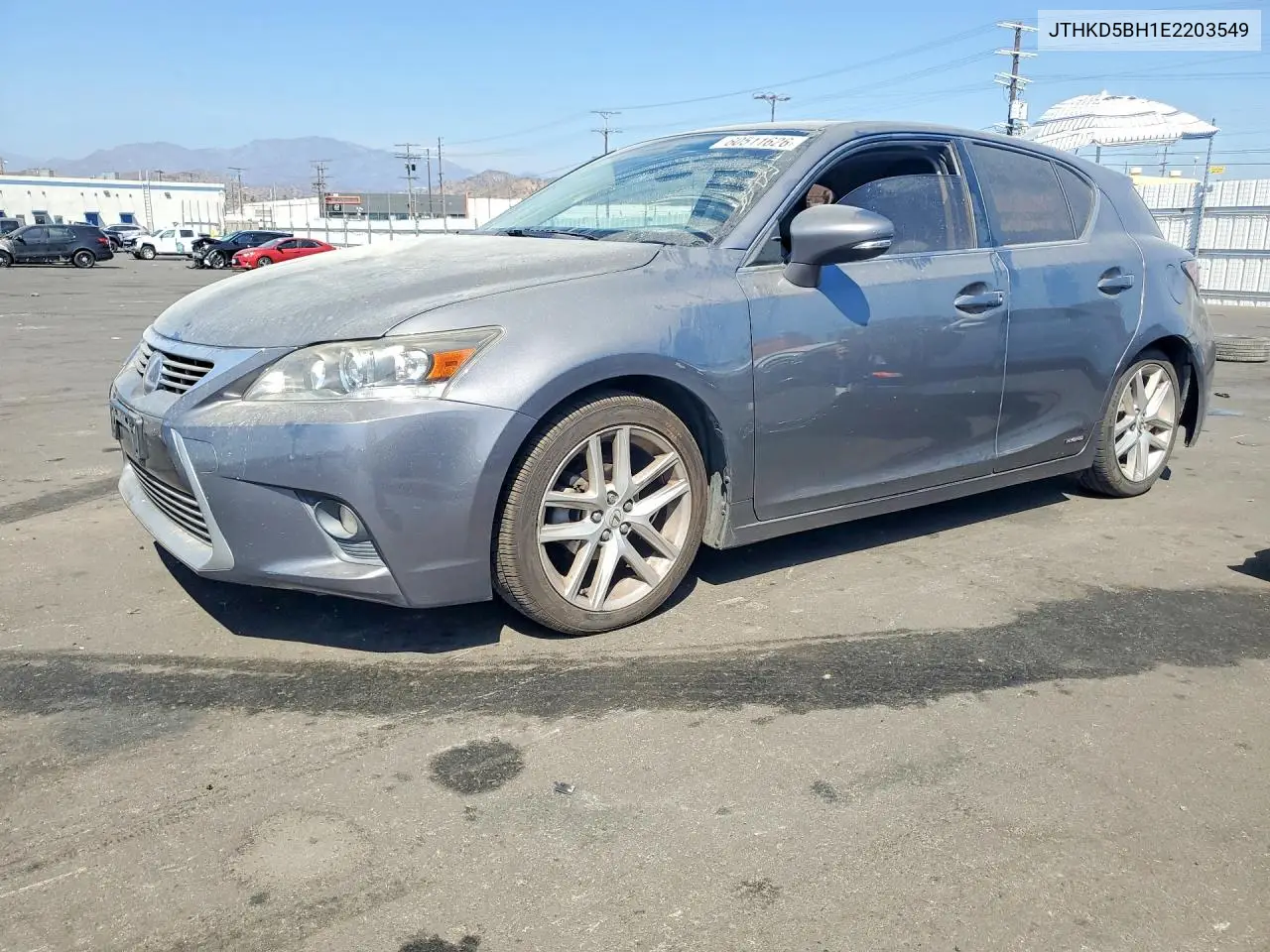 2014 Lexus Ct 200 VIN: JTHKD5BH1E2203549 Lot: 60511626