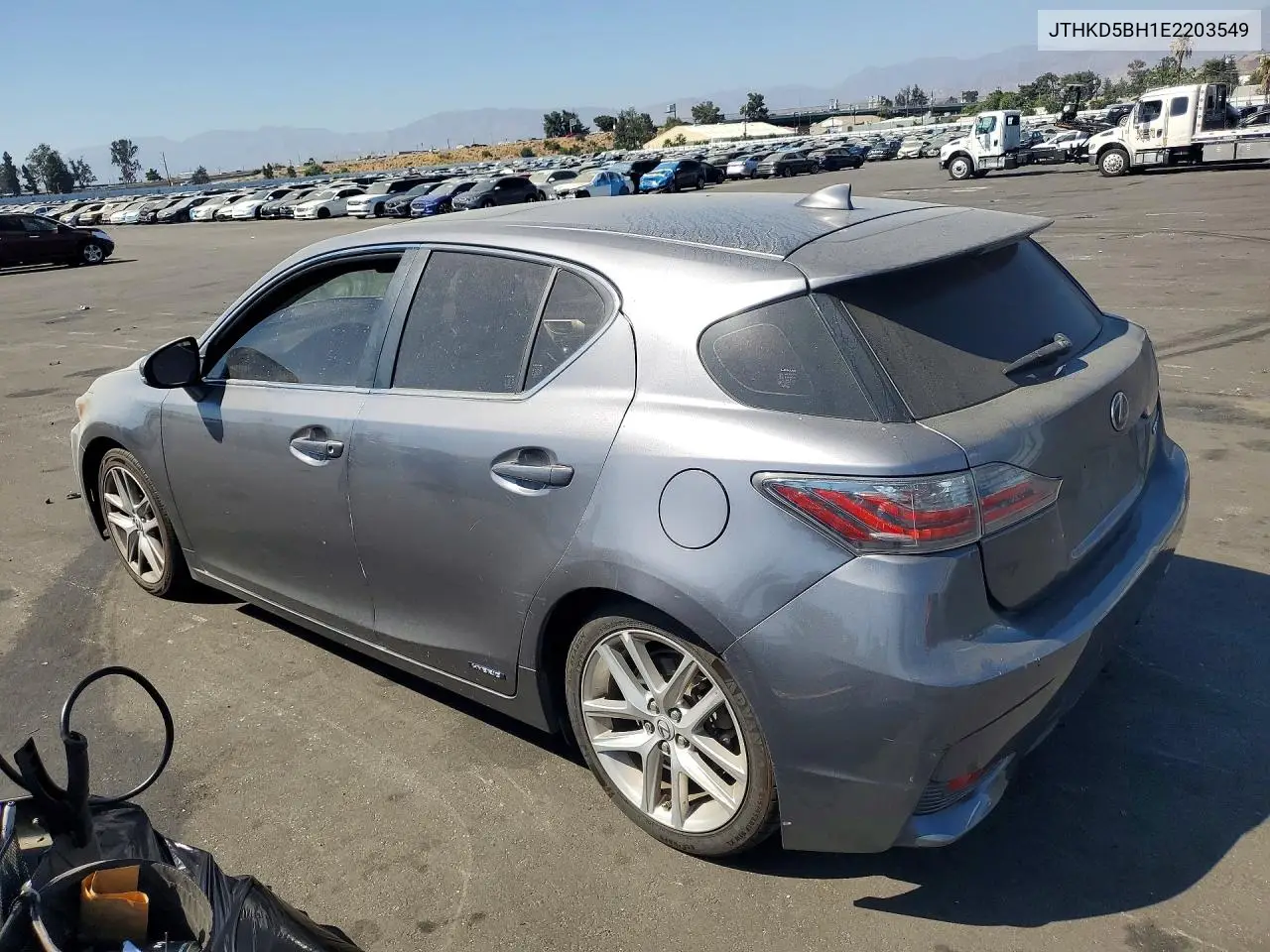 2014 Lexus Ct 200 VIN: JTHKD5BH1E2203549 Lot: 60511626