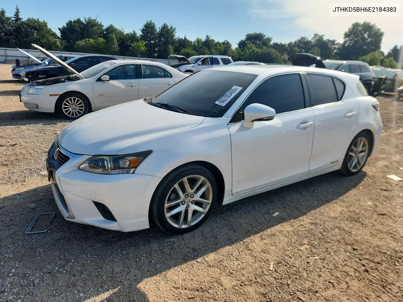 2014 Lexus Ct 200 VIN: JTHKD5BH6E2184383 Lot: 60705406