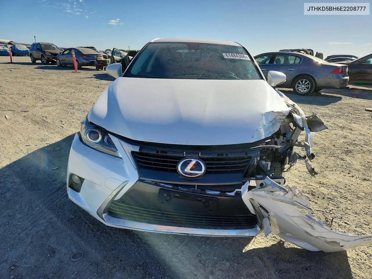2014 Lexus Ct 200 VIN: JTHKD5BH6E2208777 Lot: 61484366