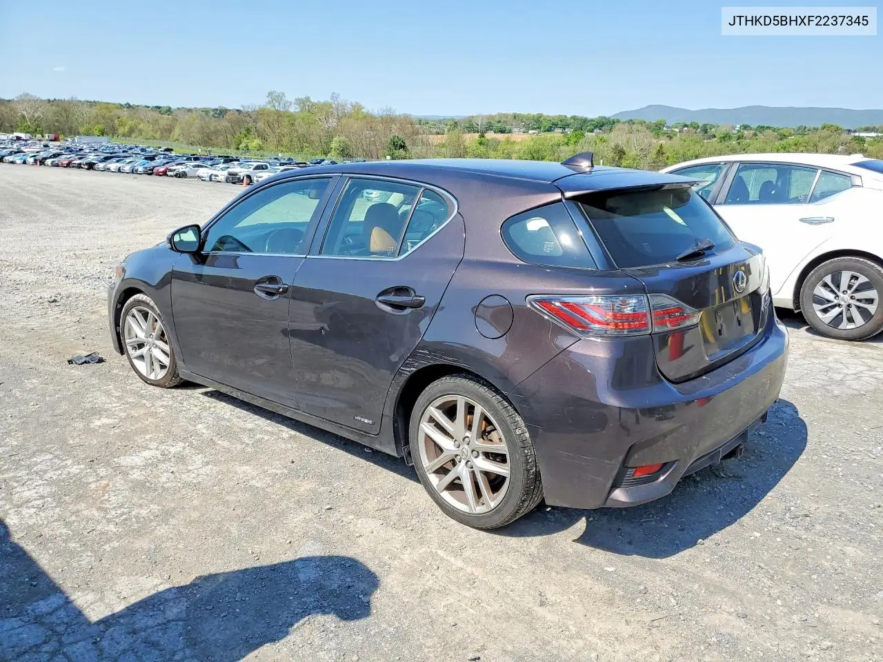 2015 Lexus Ct 200 VIN: JTHKD5BHXF2237345 Lot: 52058106