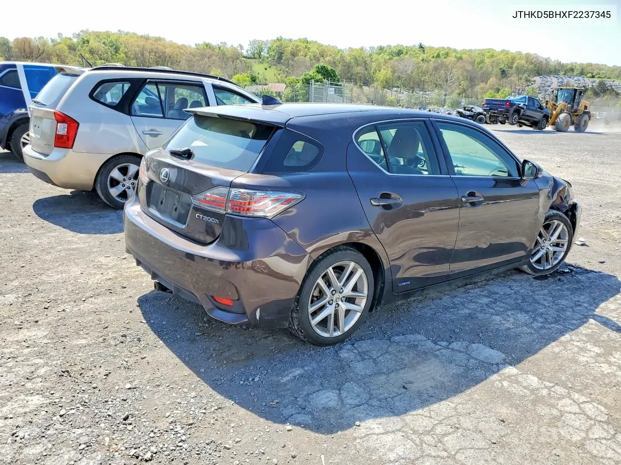 2015 Lexus Ct 200 VIN: JTHKD5BHXF2237345 Lot: 52058106