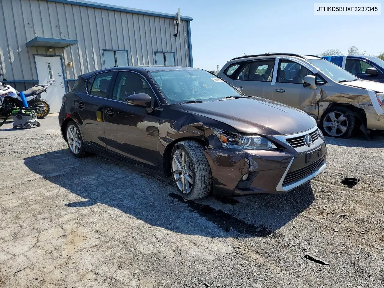 2015 Lexus Ct 200 VIN: JTHKD5BHXF2237345 Lot: 52058106