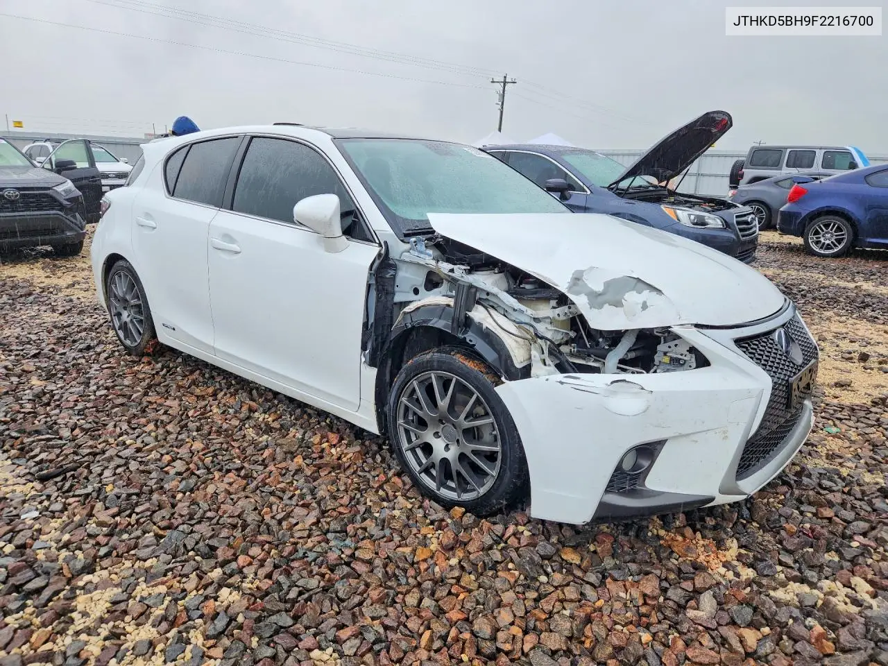 2015 Lexus Ct 200 VIN: JTHKD5BH9F2216700 Lot: 52897476