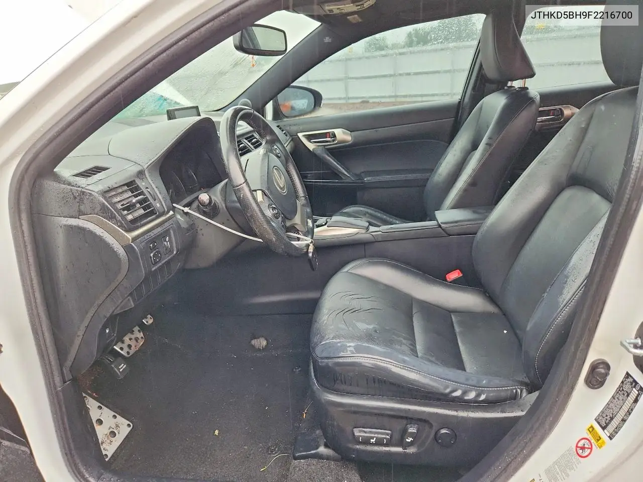 2015 Lexus Ct 200 VIN: JTHKD5BH9F2216700 Lot: 52897476
