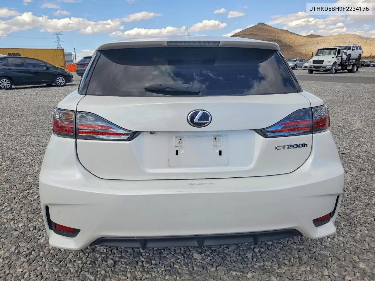 2015 Lexus Ct 200 VIN: JTHKD5BH9F2234176 Lot: 55644646