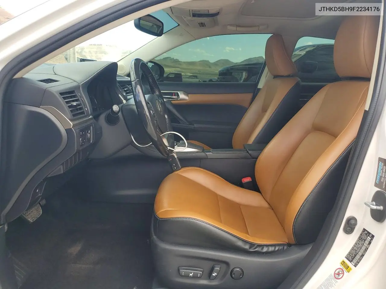 2015 Lexus Ct 200 VIN: JTHKD5BH9F2234176 Lot: 55644646