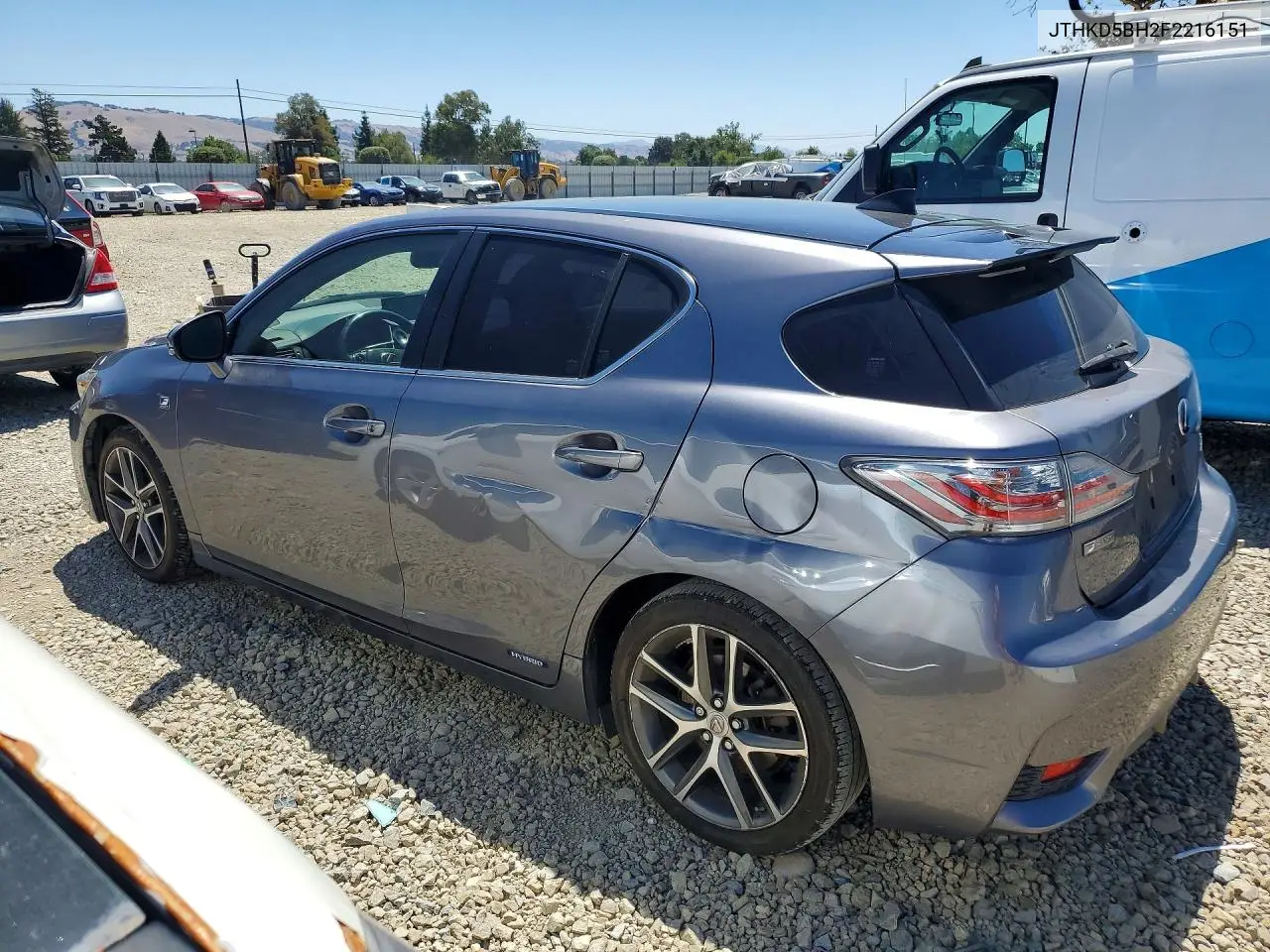 2015 Lexus Ct 200 VIN: JTHKD5BH2F2216151 Lot: 55892416