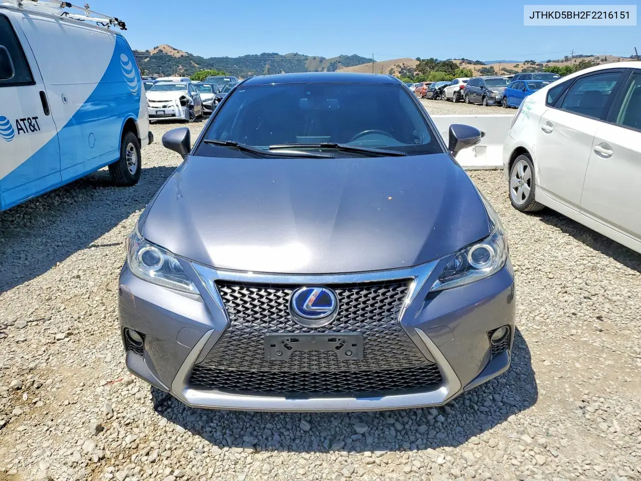 2015 Lexus Ct 200 VIN: JTHKD5BH2F2216151 Lot: 55892416