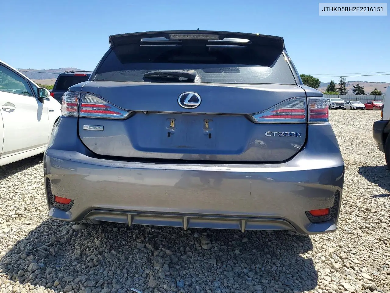 2015 Lexus Ct 200 VIN: JTHKD5BH2F2216151 Lot: 55892416