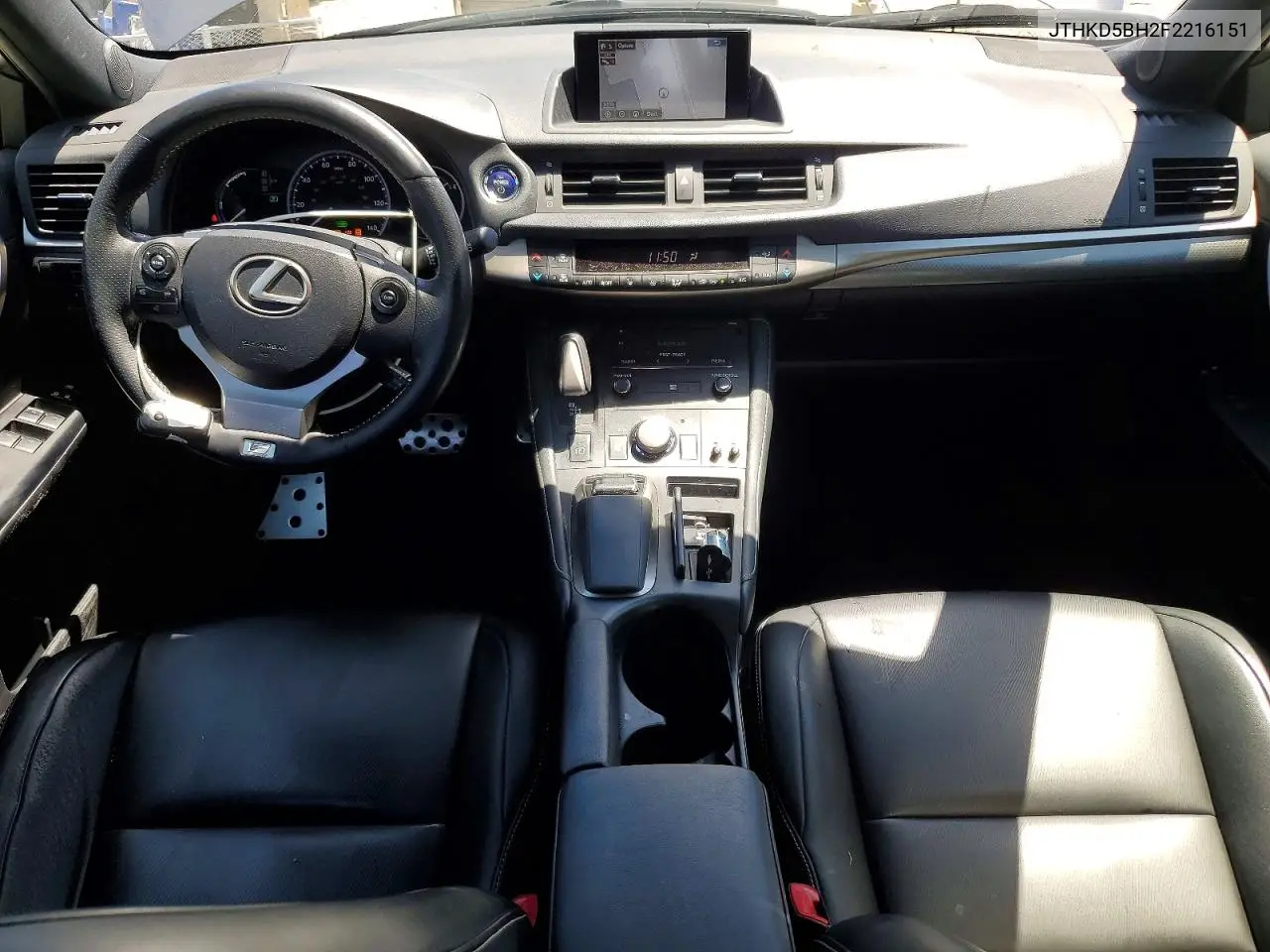 2015 Lexus Ct 200 VIN: JTHKD5BH2F2216151 Lot: 55892416