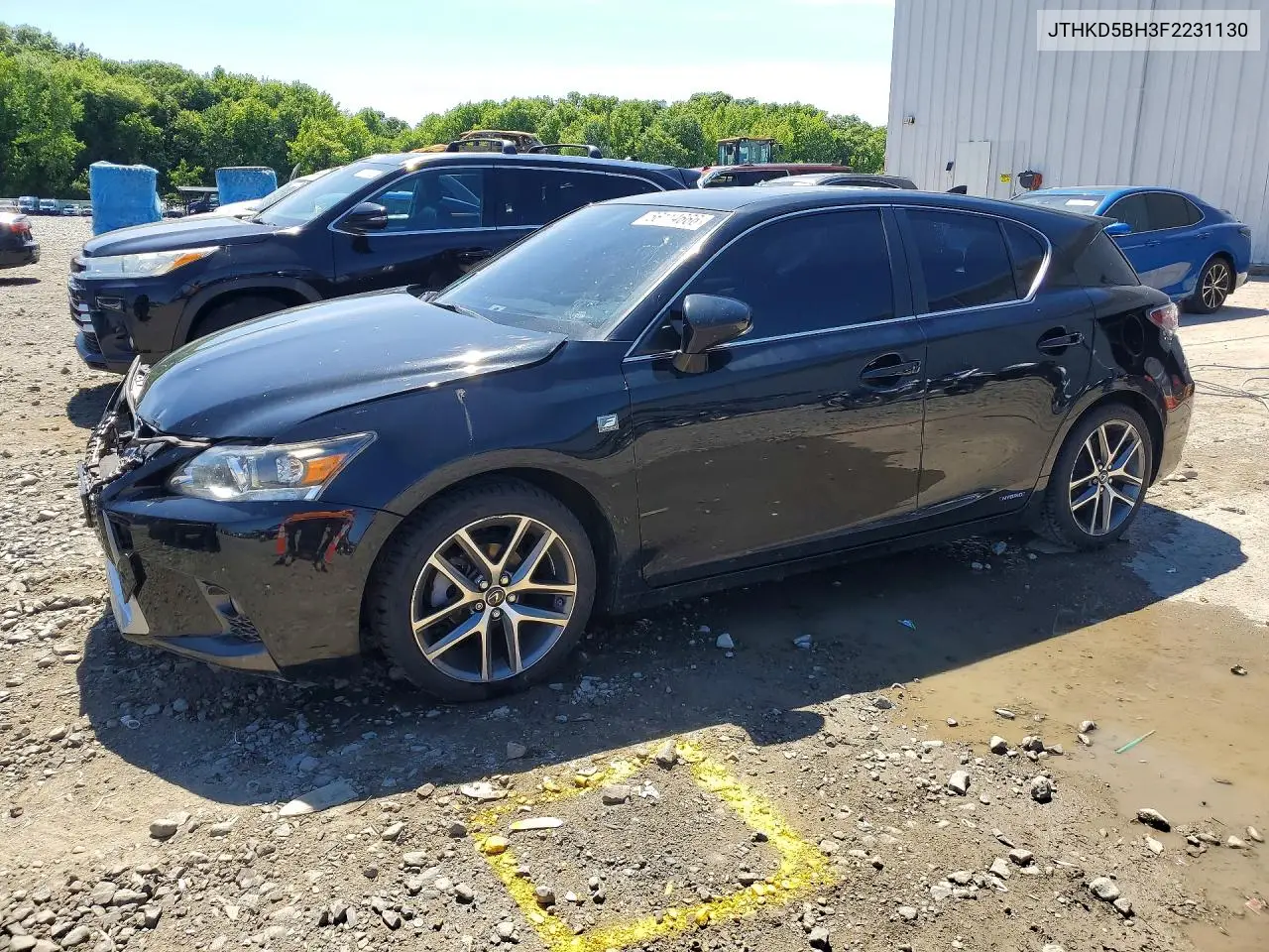 2015 Lexus Ct 200 VIN: JTHKD5BH3F2231130 Lot: 56114666