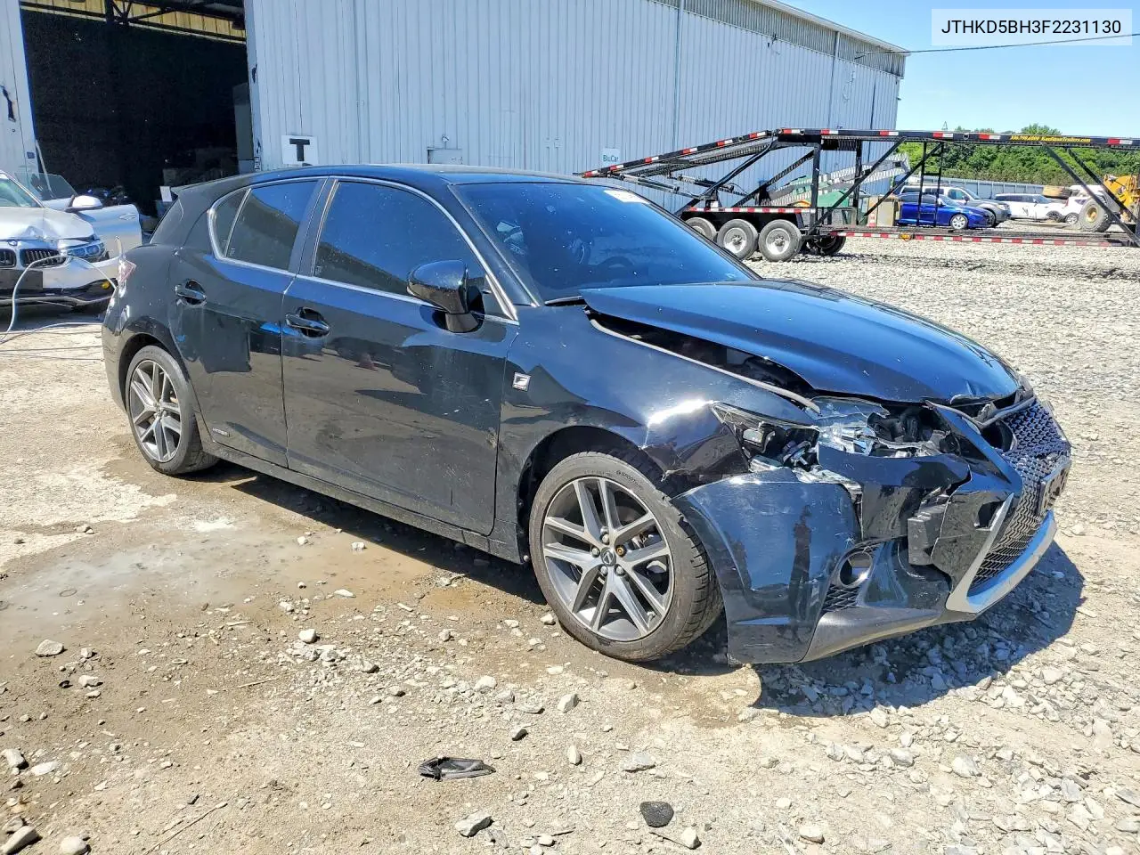 2015 Lexus Ct 200 VIN: JTHKD5BH3F2231130 Lot: 56114666
