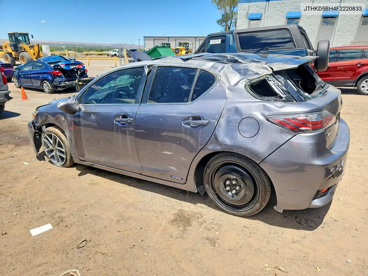 2015 Lexus Ct 200 VIN: JTHKD5BH4F2220833 Lot: 58957806