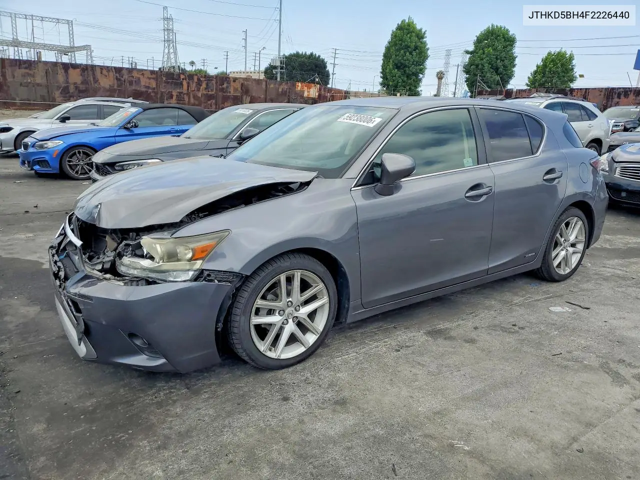 2015 Lexus Ct 200 VIN: JTHKD5BH4F2226440 Lot: 59238006