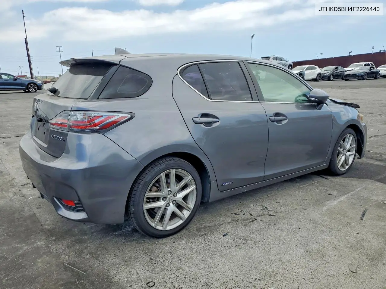 2015 Lexus Ct 200 VIN: JTHKD5BH4F2226440 Lot: 59238006