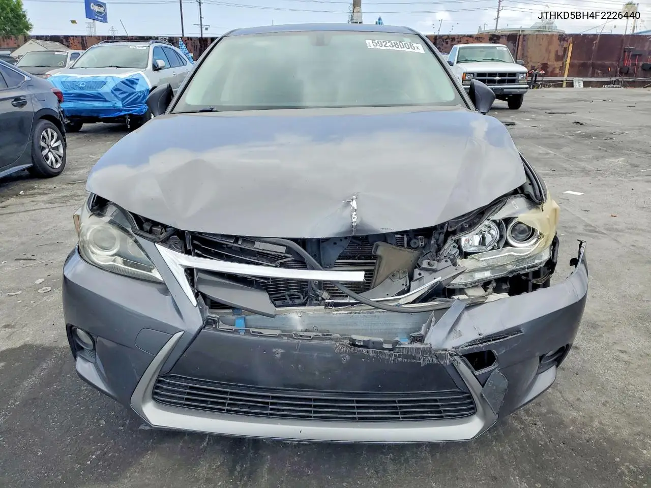 2015 Lexus Ct 200 VIN: JTHKD5BH4F2226440 Lot: 59238006