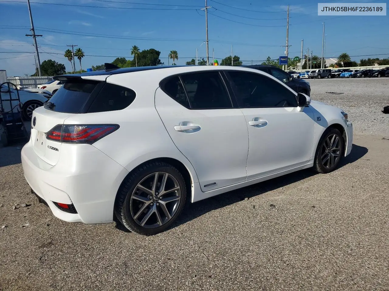 2015 Lexus Ct 200 VIN: JTHKD5BH6F2236189 Lot: 59678186