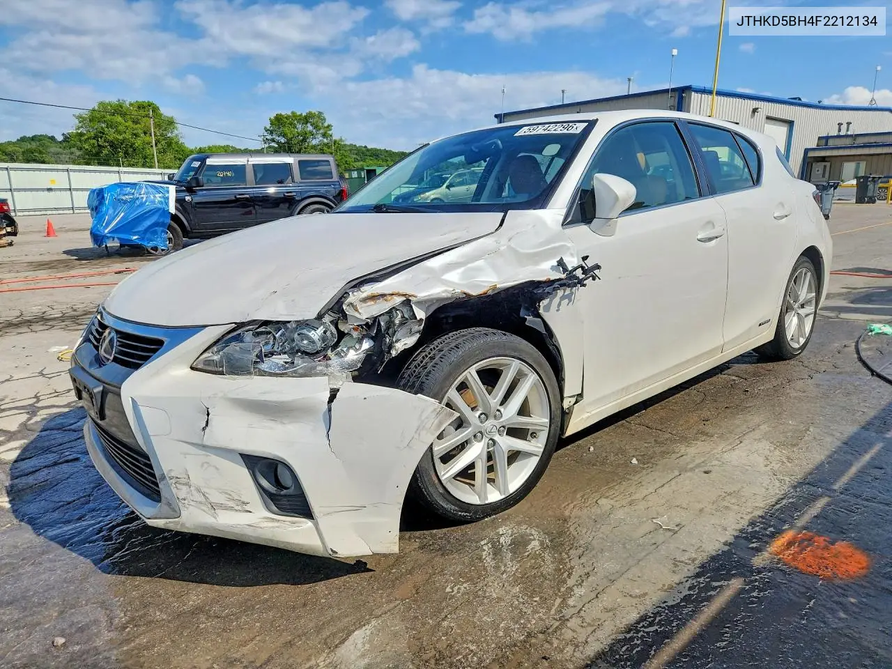 2015 Lexus Ct 200 VIN: JTHKD5BH4F2212134 Lot: 59742296