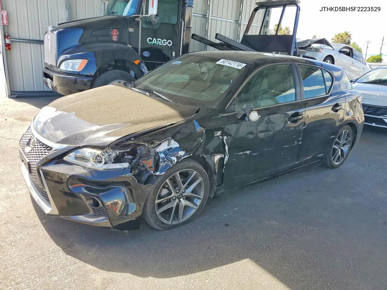 2015 Lexus Ct 200 VIN: JTHKD5BH5F2223529 Lot: 60142116