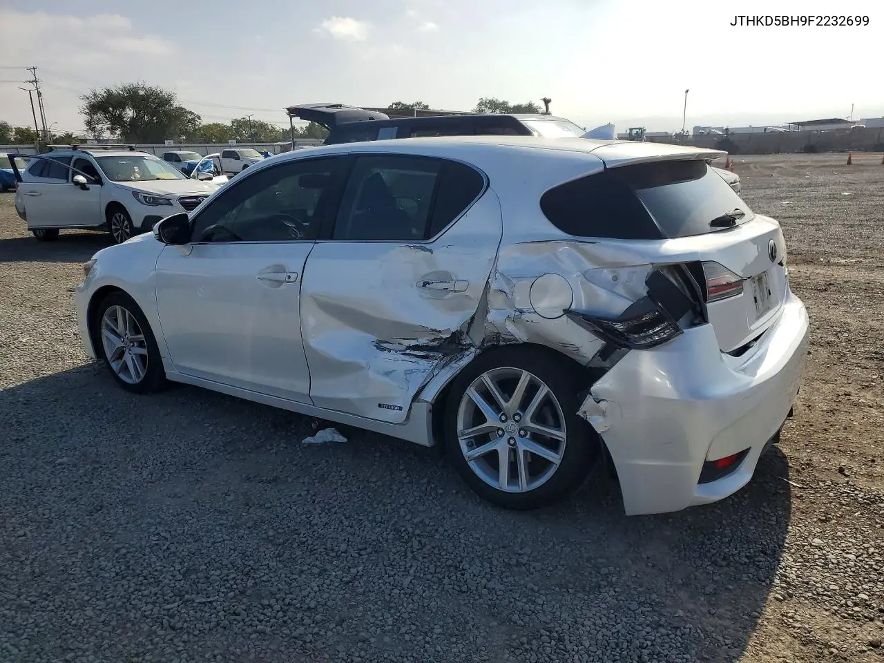 2015 Lexus Ct 200 VIN: JTHKD5BH9F2232699 Lot: 60325616