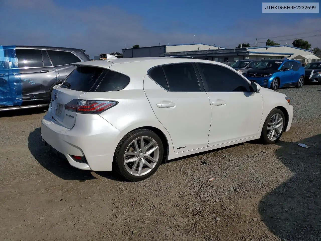 2015 Lexus Ct 200 VIN: JTHKD5BH9F2232699 Lot: 60325616